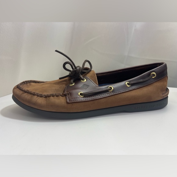Men’s Sperry Top Sider Boat Shoe Original Authentic Size 11.5 Brown - Picture 6 of 13
